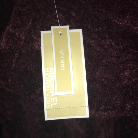 Michael Kors Teddy Coat in Dark Brandy XL NWT - Picture 10 of 16